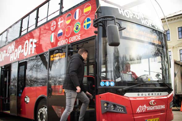 Ônibus turístico de Copenhague + Passeio de barco