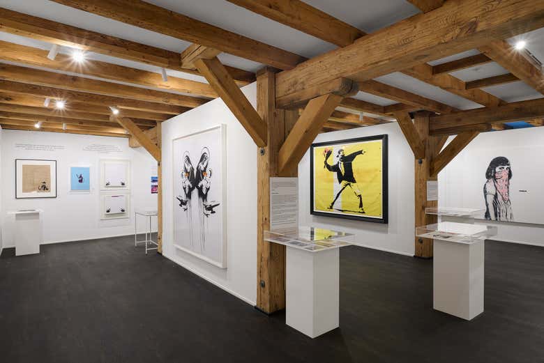 Você descobrirá peças icônicas do esquivo Banksy